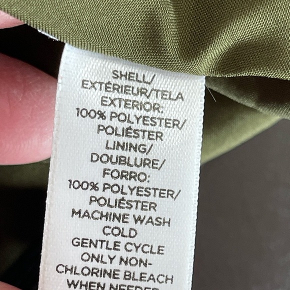 Loft size 0 green sequin skirt date night formal fancy moss olive green - Picture 5 of 8